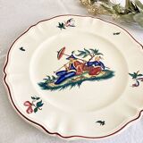 Sarreguemines dish, Chinese scene motif