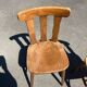2 chaises bistrot vintage avec estampillées