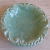 Celadon color serving dish - italian faience