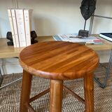 Vintage pine stool