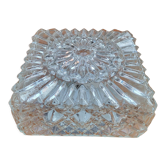 Square cast glass ceiling lamp
