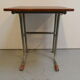 Pupitre d’école vintage des années 1960