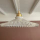 Suspension en opaline dentelée
