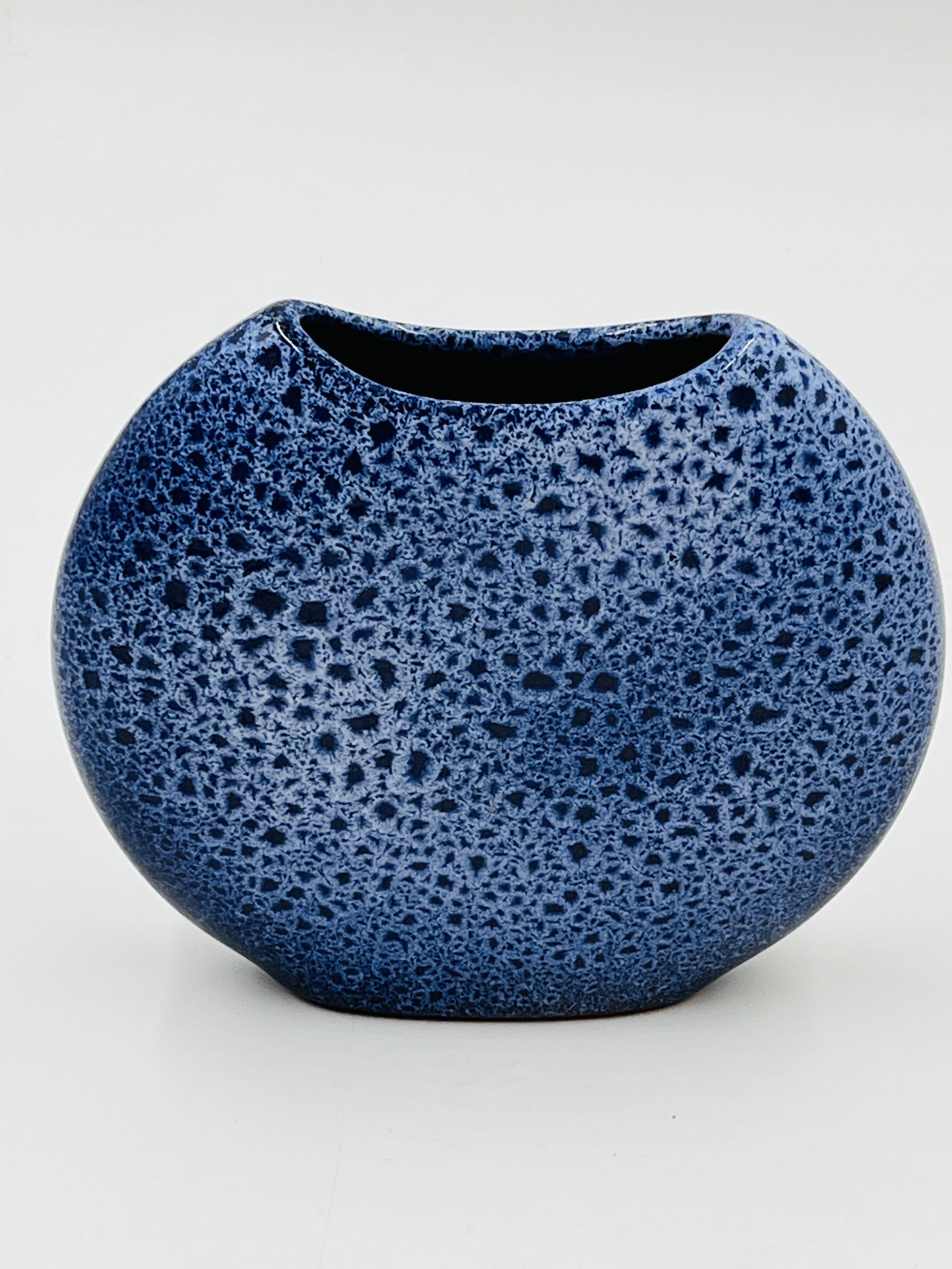 Maredsous ceramic pebble vase by Antonio Lampecco