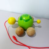 vintage wooden pull toy