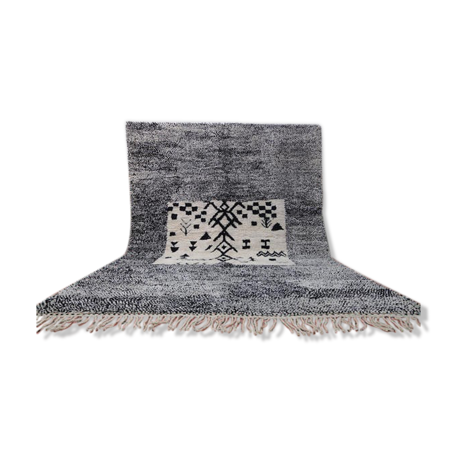 Tapis Beni M'rirt vintage en laine marocain berber 335 x 250 cm