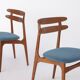 2 chaises vintage 1960 en teck danois