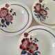 6 antique deep plates K & G Lunéville – Régine model, 1960s