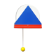 Lampe applique Ikea 1980 memphis