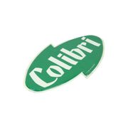 Vintage green advertising sign colibri soft drink advertising sa fluorec 1960