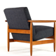 Danish vintage retro chair Ejvind Johansson FDB in teak
