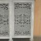 Vintage sideboard with wrought iron doors