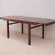Ensemble table à rallonge en palissandre et ses 4 chaises vintage