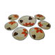 Hand-painted cake set 1960s/70s