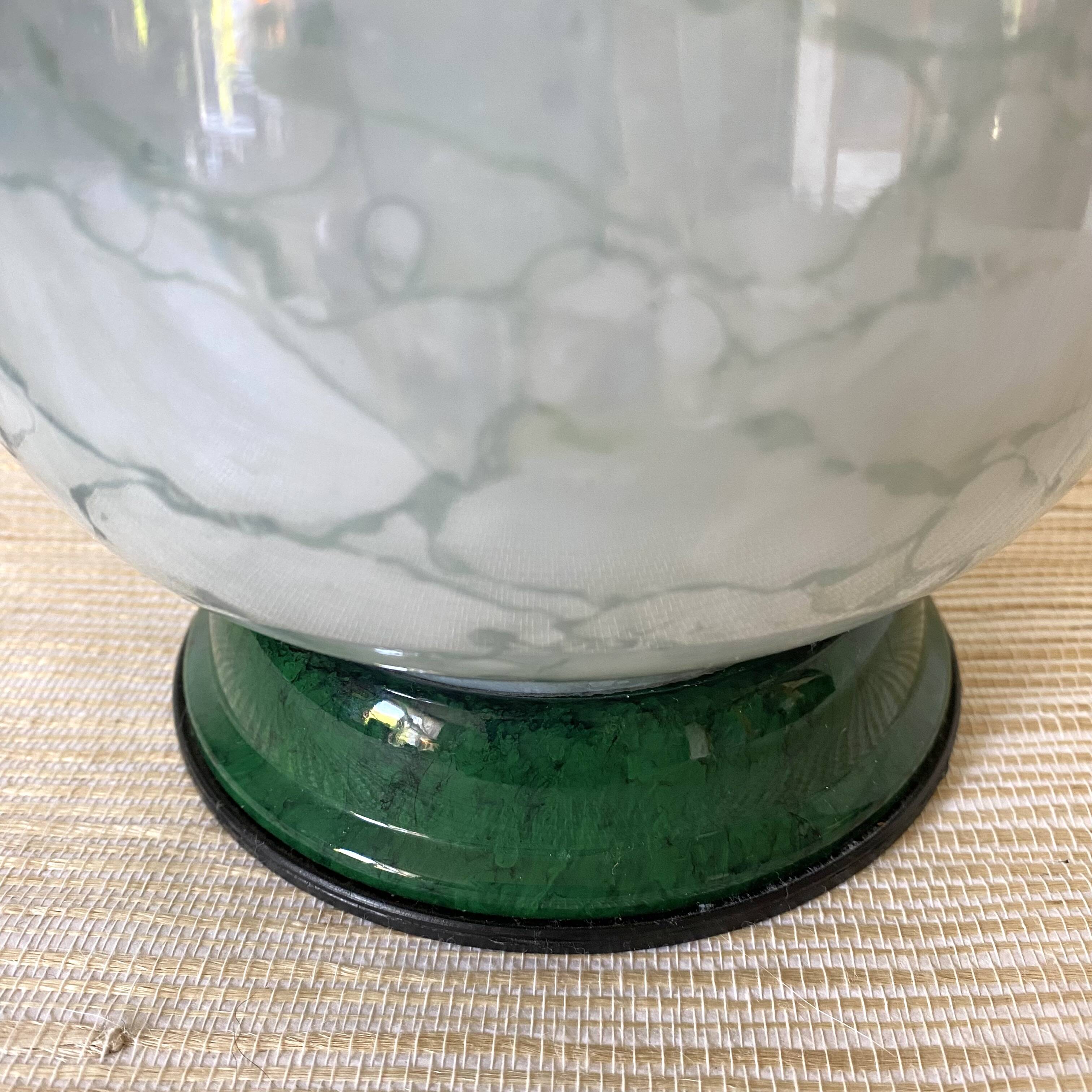 Marbled egg lamp from the 80s