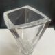 Asymmetrical crystal vase from Sèvres, 1970s.