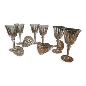 verres à eau en cristal