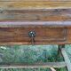 Old farmhouse table late 19th century in solid oak