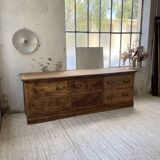 XXL walnut silk loom furniture from the 50s