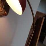 Red screw-on desk lamp