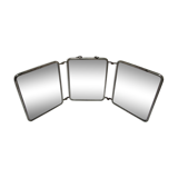 Early 20th century barber triptych mirror  - 19x44cm