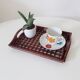Plateau vintage fait main art populaire asie