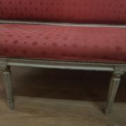 Canapé banquette d'époque Louis XVI