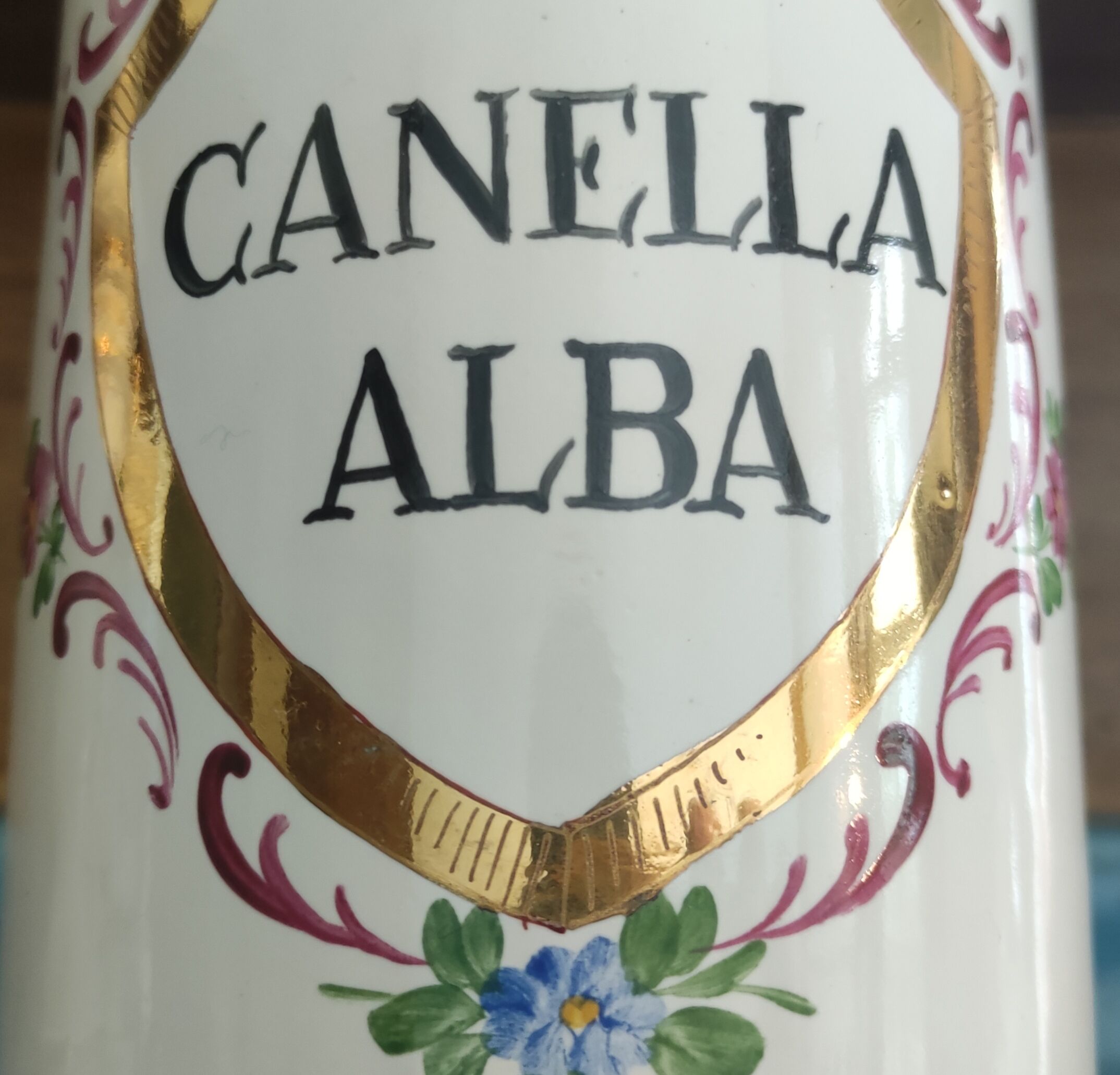 Vintage pharmacy pot