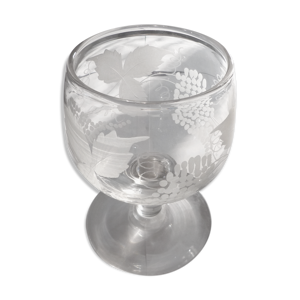 verre coupe en cristal
