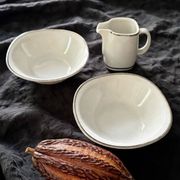 Small milk jug and porcelain bowls Schirnding Bavaria