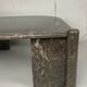 Italian marble teardrop coffee table, 1980s