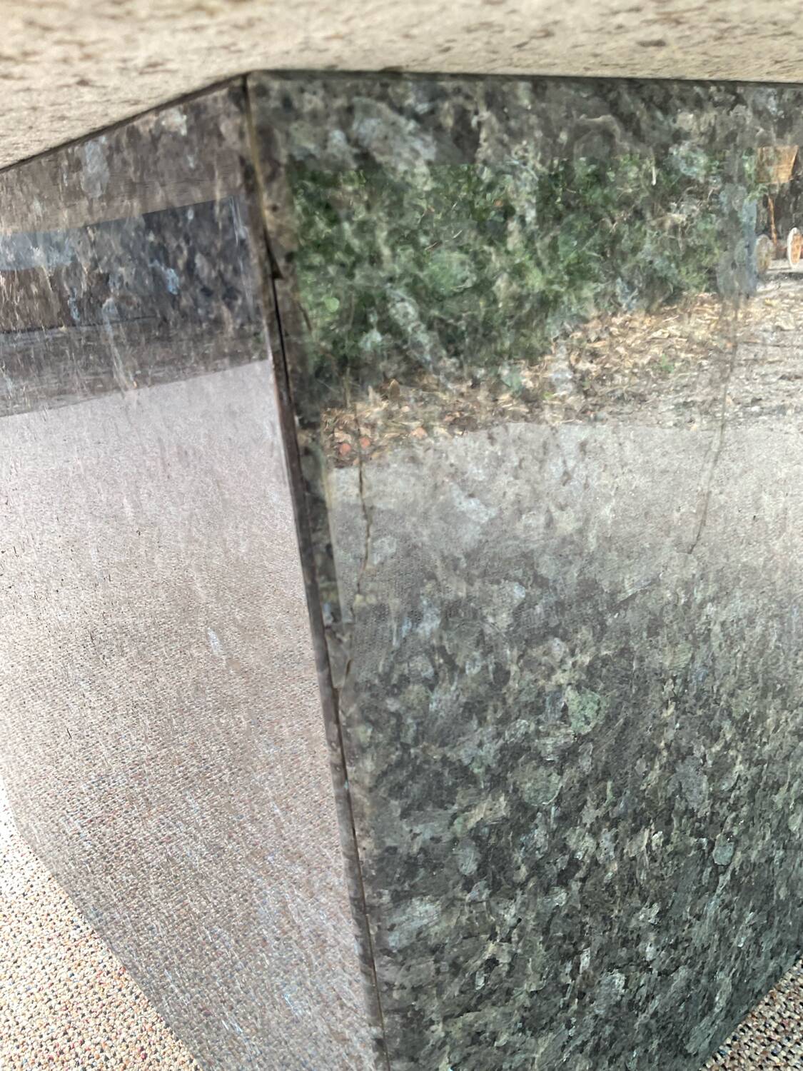 Granite coffee table from the 1980s