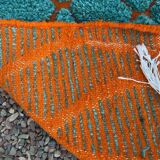 Traditional handmade Berber rug blue size 1.5/2.5 m