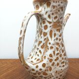 Ceramic pitcher signed Nederviller