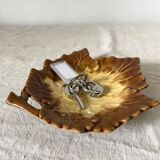 Ceramic leaf empty pocket dish