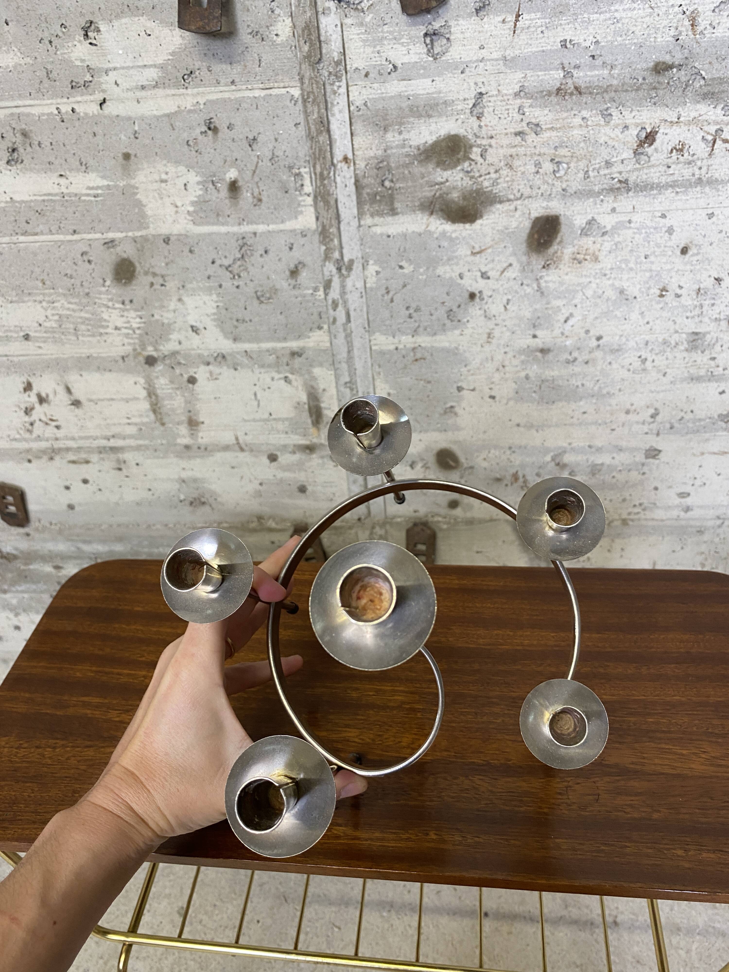 Danish vintage candle holder