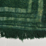 3x3 square green vintage rug 94x105cm