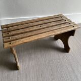 Small wooden bench