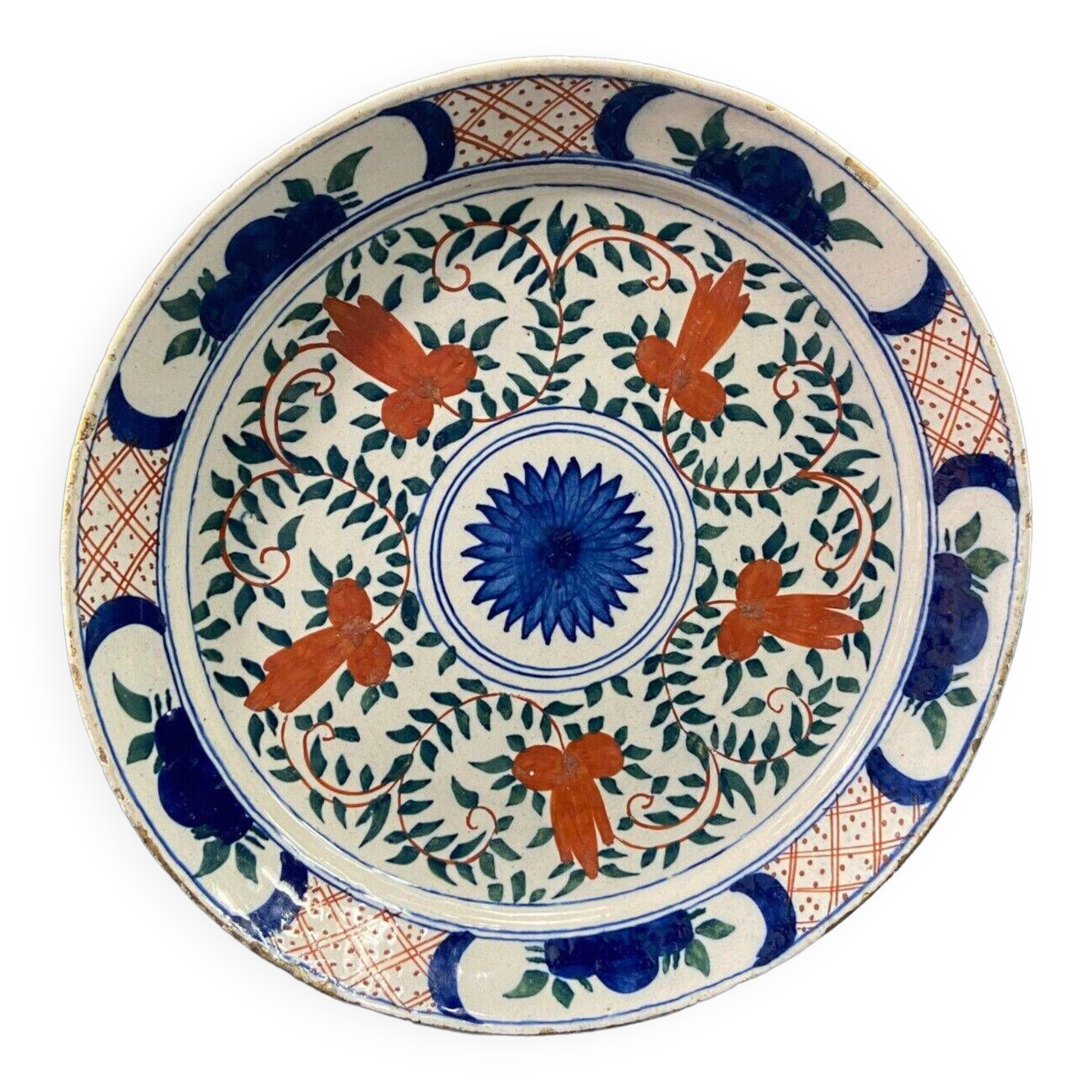 19th century Delft earthenware plate