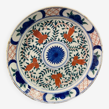 Assiette en faïence Delft XIXe