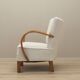 Oak armchair, Art Deco, 1950s, made in Denmark