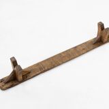 Decorative wooden low bench, France ca. 1850