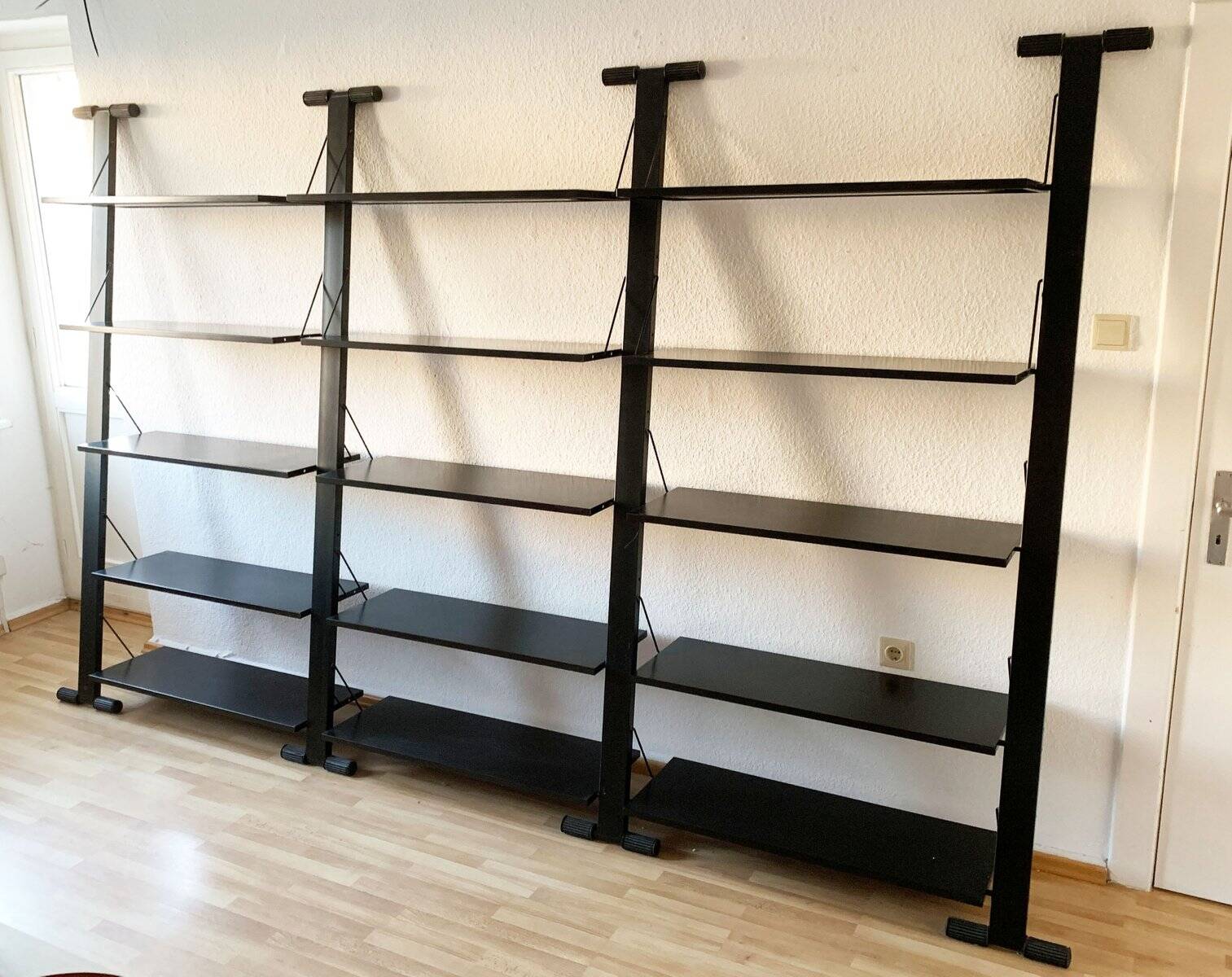 Postmodern Italian graffiti shelf by Rodney Kinsman for Bieffeplast