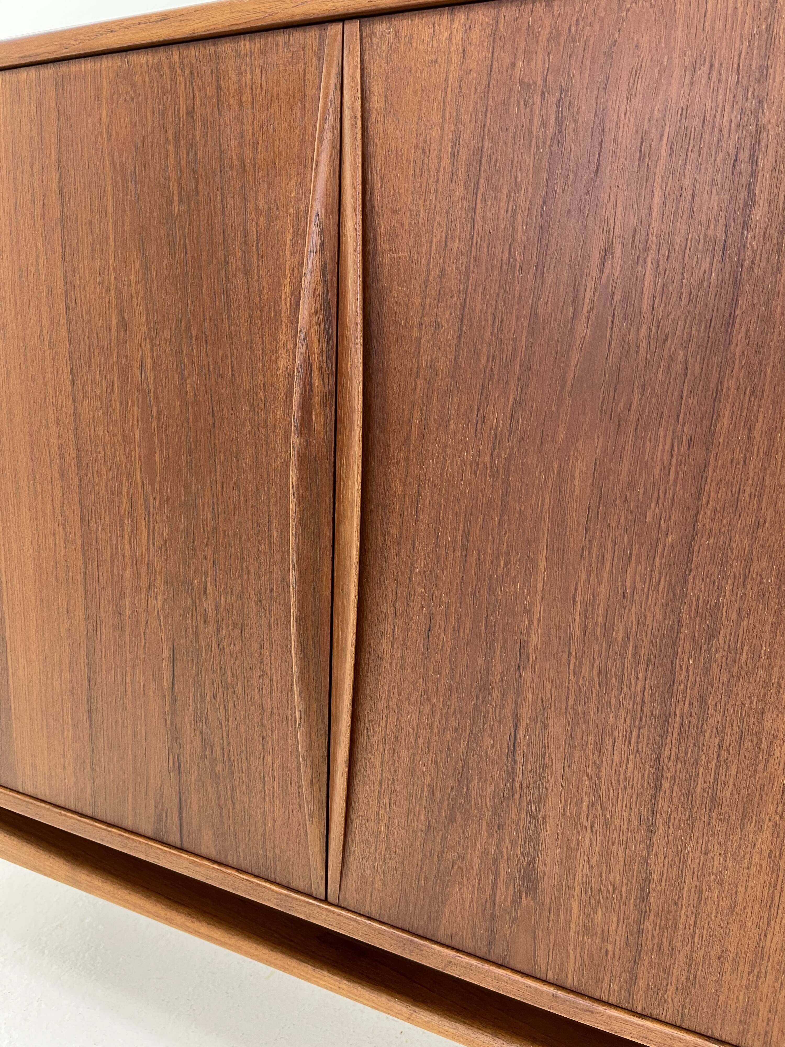 Sideboard in Teak with Sliding Doors, 1965