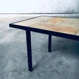 Mid-Century Minimalist Ceramic Tile Coffee Table, France, 1960s