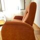 Leather 2-seater sofa comfort