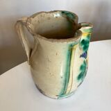 Vase pitcher 18th Italian glazed earth of Vietri Amalfi