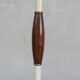 Dutch mid-century floor lamp with glass shade