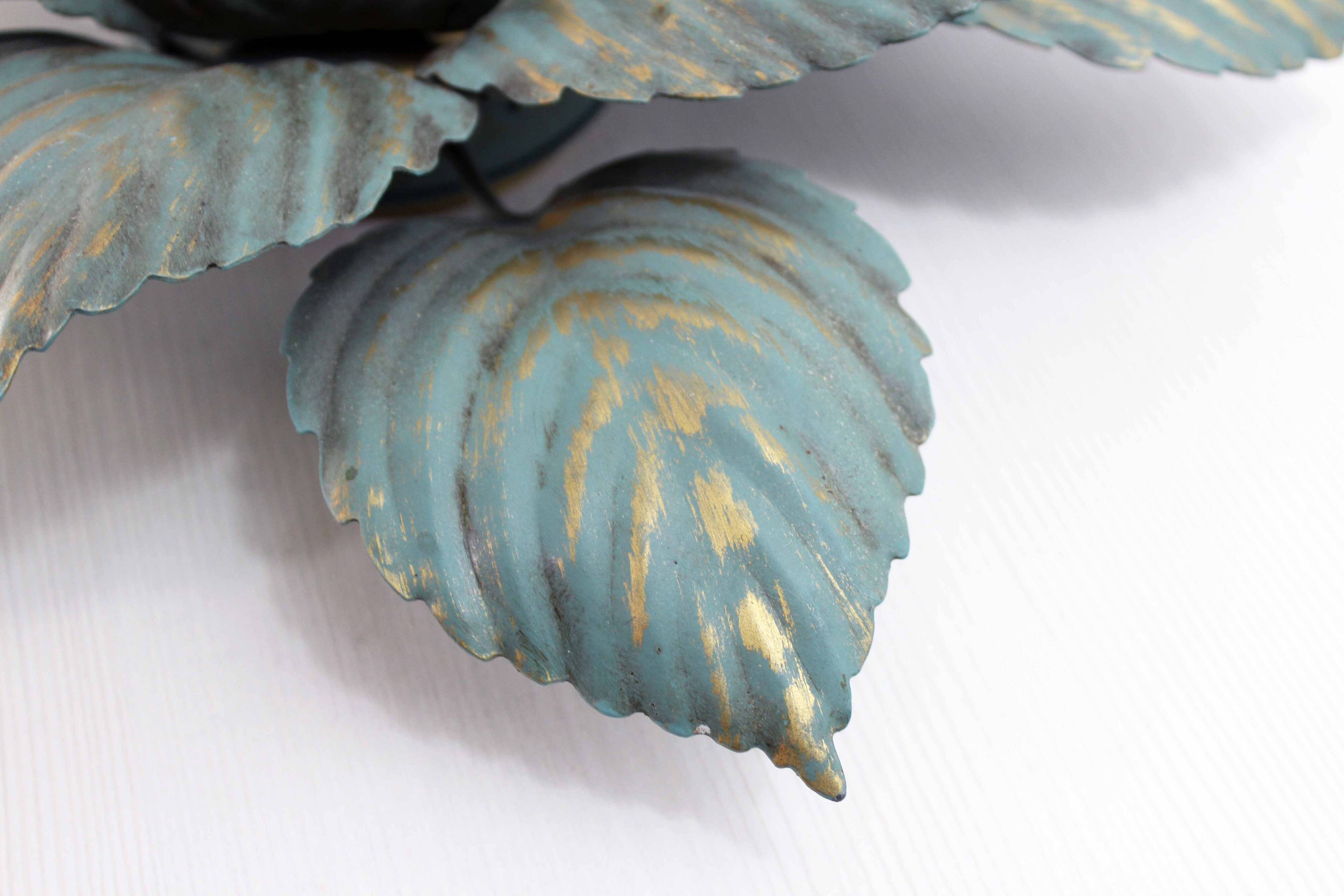 Leaf-shaped wall lamp, Italy 1970