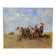 Huile sur toile "Les chevaux sauvages"